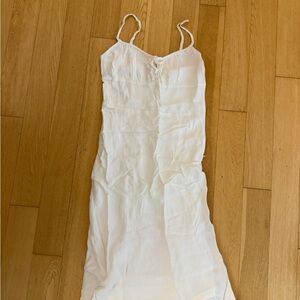 Aritzia Wilfred Cream Spaghetti Strap Top